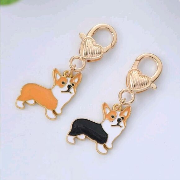 Corgi Keychain / Zipper Pull - 2 Keychains - Picture 6 of 7